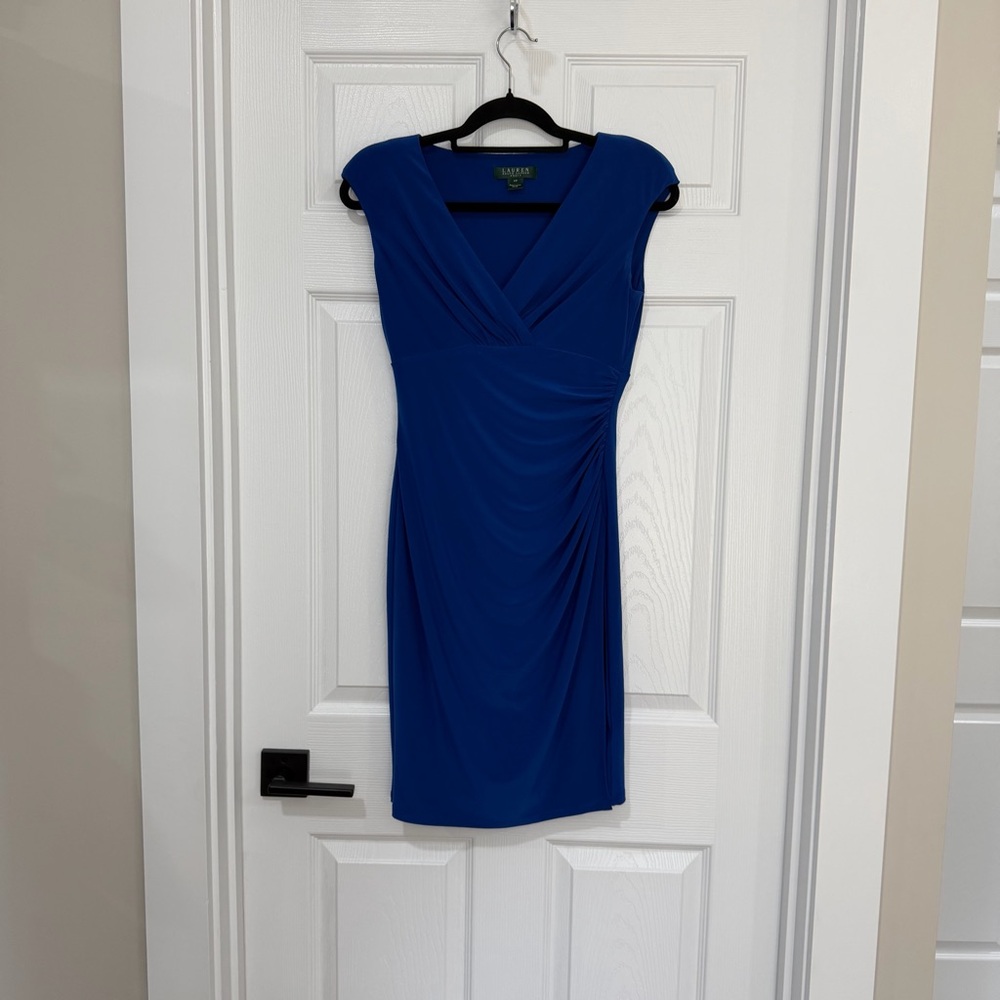 Ralph Lauren Blue Midi Dress